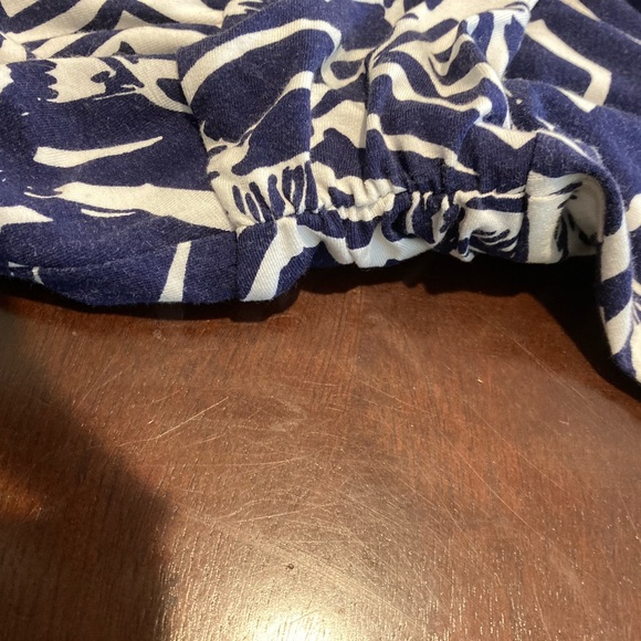 Lilly Pulitzer maxi navy and white umbrella dress - Picture 6 of 11